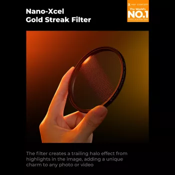 K&F Nano-X MRC Gold Streak Effect Filter 52mm