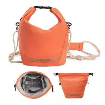 K&F Concept Crossbody Sling Bag 5L Orange for Camera and Smartphone