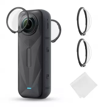 K&F Concept 2-Pack Tempered Glass Screen Protector for Insta360 X5 KF31.185