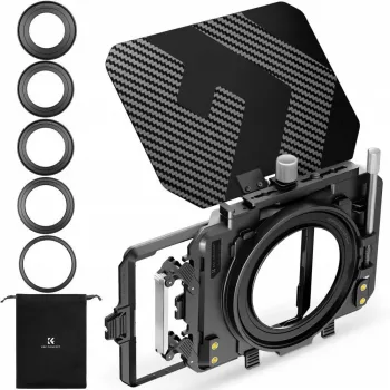 KF Matte Box Lens Hood Lens Protection 67-95mm for Camera Camcorder K&F