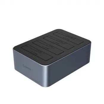 ORICO 6646C3-C 4-Bay Docking Station for 2.5/3.5 inch SATA HDD/SSD with Offline Clone Function - Grey