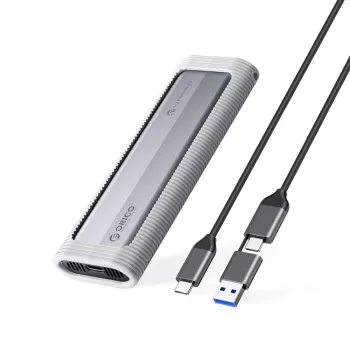 ORICO AXM2S-G2-V1 M.2 NVMe/NGFF USB-C/USB-A to USB-C Enclosure - Grey