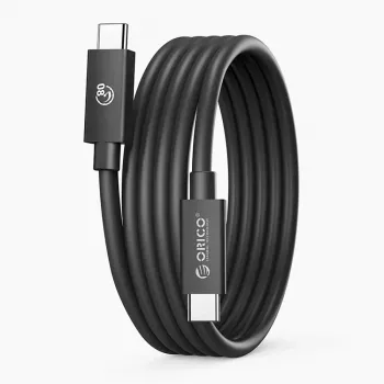ORICO USB4 Thunderbolt 5 Cable 80Gbps 240W USB-C to USB-C 1.5m Black
