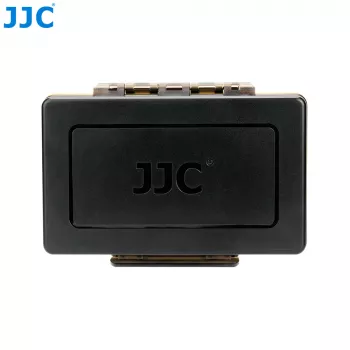 JJC Battery Storage Case for 16x AAA Batteries - Transparent PP Plastic