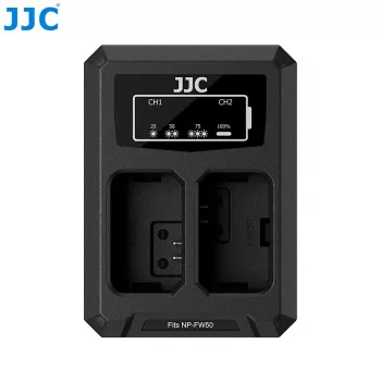 JJC Dual USB-C Charger for Sony NP-FW50 (DCH-FW50TC)