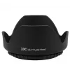 JJC 77mm Screw-in Lens Hood for Camera Lens - Black