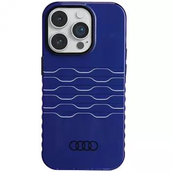 Audi IML MagSafe Case for iPhone 14 Pro 6.1 inch Navy Blue Hard Case AU-IMLMIP14P-A6/D3-BE