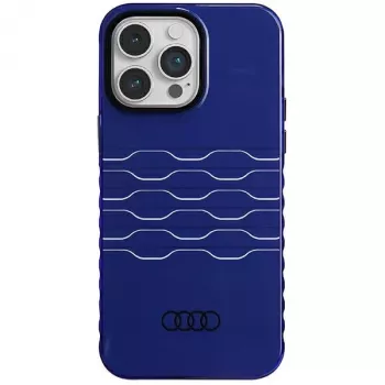 Audi IML MagSafe Case for iPhone 14 Pro Max 6.7 Navy Blue Hard Case