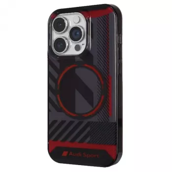Audi IML Sport MagSafe Case for iPhone 14 Pro 6.1 Black Hard Case