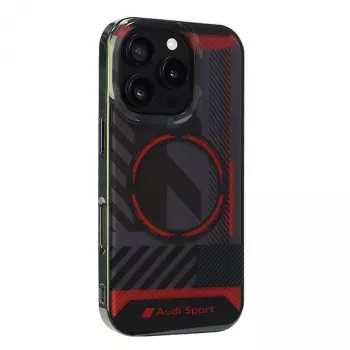 Audi IML Sport MagSafe Hard Case for Apple iPhone 16 Pro 6.3 inch Black