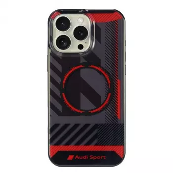 Audi IML Sport MagSafe Hard Case for iPhone 16 Pro Max 6.9 inch - Black
