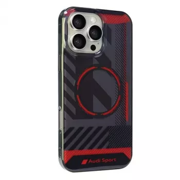 Audi IML Sport MagSafe Hard Case for iPhone 16 Pro Max 6.9 inch - Black
