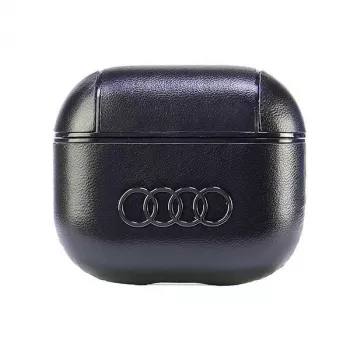 Audi Leather Big Logo AirPods 3 Case Black AU-AP3-GT/D3-BK