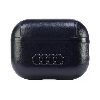 Audi Leather Big Logo AirPods Pro 2 Case Black AU-APP2-GT/D3-BK