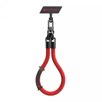 Audi Universal Phone Lanyard 28cm 10mm Red AUS-HSL10-RSQ/D1-RD