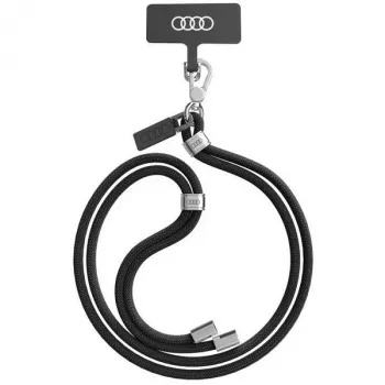 Audi Universal Phone Lanyard 120cm 6mm Crossbody Black AU-CBL6-R8/D1-BK