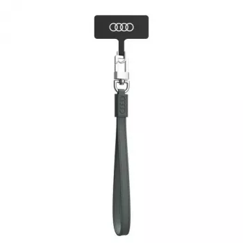 Audi Universal Phone Lanyard 28cm 10mm Leather Grey AU-HSLSL-GT/D1-GY