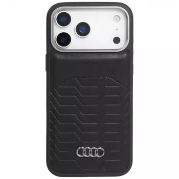 Audi GT Synthetic Leather MagSafe Case for iPhone 17 Pro Black