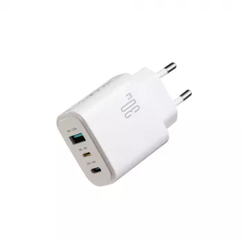 Joyroom JR-TG6 GaN 30W USB-C Power Adapter - White