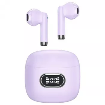 USAMS IA II Series True Wireless Bluetooth 5.3 Earbuds, Purple, TWS, In-Ear, IPX4, 28h Battery Life, USB-C