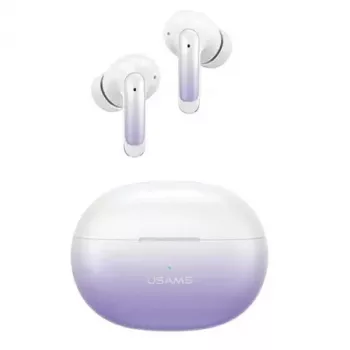 USAMS X-donseries TWS Bluetooth 5.3 Earbuds with ENC, Purple-Blue Gradient (US-XD19)