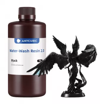 Anycubic Water-Wash 2.0 Resin, Black, 1kg