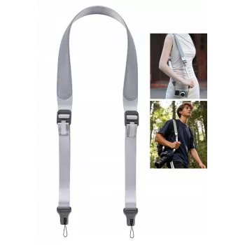 ULANZI CSS1 Anti-tangle Neck Strap U-snap Quick Release for DSLR Camera, 60 kg, Silver