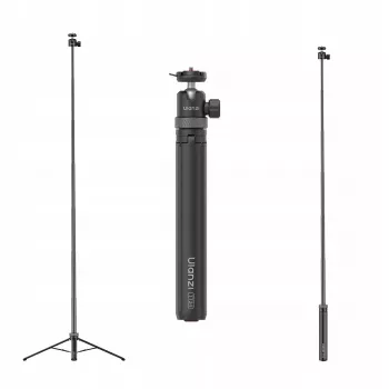 ULANZI Selfie Stick Tripod 148 cm 1/4 inch Thread for Smartphone Camera TT24