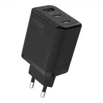 Dudao A29 65W GaN Wall Charger 2x USB-C + 1x USB-A Black