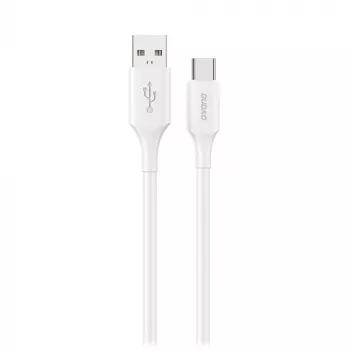 Dudao L2S USB-A to USB-C 30W 1m White Charging and Data Cable