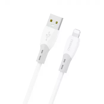 Dudao L25SL USB-A to Lightning 1m White Charging and Sync Cable