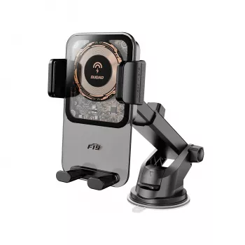 Dudao F19 Car Phone Holder with Wireless Charger 15W - Black