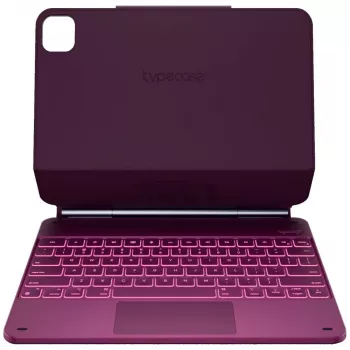 Typecase Edge Keyboard Case for iPad Air 13 2024/2025, Raspberry Red