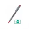 Pentel BL27-BX Liquid Gel Pen - Silver - Red - 0.7 mm - 0.35 mm - Metal Body - Retractable