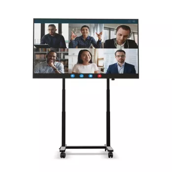 SMS Func Mobile Lite Motorised Display Trolley FMTL041001, max. 75 inch, 80 kg, Black
