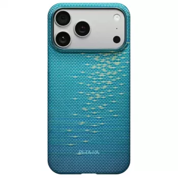 PITAKA Ultra-Slim MagSafe Case for iPhone 17 Pro, Lucid Blue