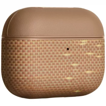 PITAKA Aramid Fibre Case for AirPods Pro 3, Golden Glint