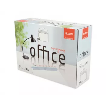 ELCO Office Envelope C5 (162 x 229 mm), Without Window, Self-Seal, 100 g/m², White, 100 Pieces (74535.12)