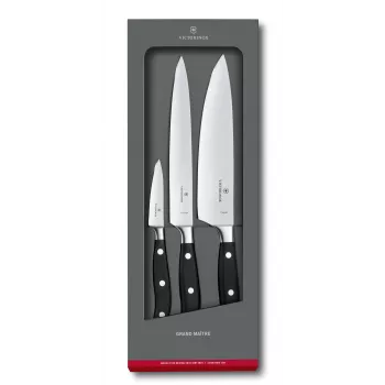 Victorinox Grand Maître 3-Piece Cook's Knife Set, Black (7.72 43.3)
