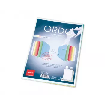ELCO Ordo Transparent Organiser Folder A4, 220 x 310 mm, 80 g/m², Assorted Colours, 10 Pieces (73696.00)