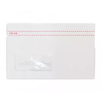 ELCO Quick Vitro Document Wallet C5/6, Window Front Left, Self-Adhesive, 110 g/m², White, 250 Pieces (29213.00)