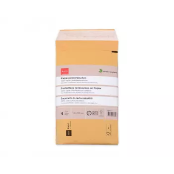 ELCO Ecosafe Paper Padded Bag 140 x 225 mm, Self-Adhesive, Brown, 4 Pieces (74650.92)