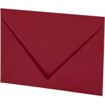 Artoz Papier Mosaic Envelopes DIN B6 Windowless Wine Red Gummed 20-Pack