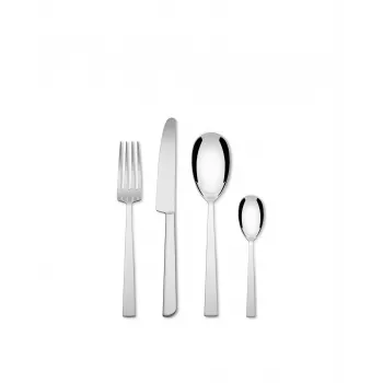 Alessi Asta 24-Piece Cutlery Set Silver (AM242S24)