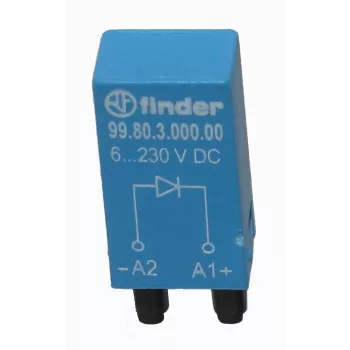 Finder 99.80.3.000.00 Freewheeling Diode Module 6-220 VDC