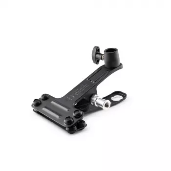 Manfrotto Spring Clamp - Black - 55 mm Jaw Opening - 1/4 inch-20 & 3/8 inch-16 Thread