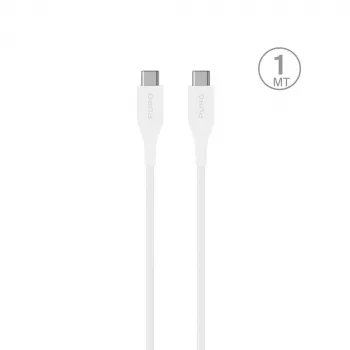 PURO ELEKTRIK Plain USB-C to USB-C Cable Power Delivery 2m White