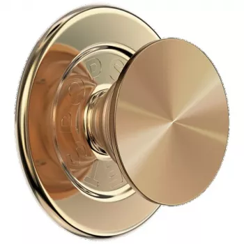 Popsockets Round Radial Gold Aluminium MagSafe Phone Grip & Stand Gold 807259