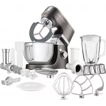 SENCOR STM 6378BK Stand Mixer 1000 W, 4.5 L Stainless Steel Bowl, Planetary Mixing Action, Black