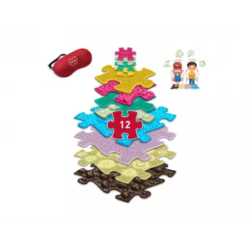 Muffik Orthopaedic Sensory Mat Set 13-in-1 Tactile Game Puzzle MFK-070
